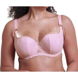 NEW CURVY KATE boost heartbreaker padded balcony bra in pale pink